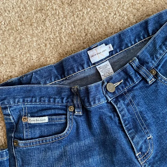 *Calvin Klein straight leg jeans size 8 - Picture 3 of 6